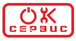 Логотип сервисного центра Ок Сервис
