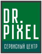 Логотип сервисного центра Dr. Pixel