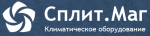 Логотип сервисного центра Сплит. Маг